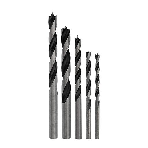 Набор сверл по дереву 4-10 мм, (упак - 5 шт.) фото 1