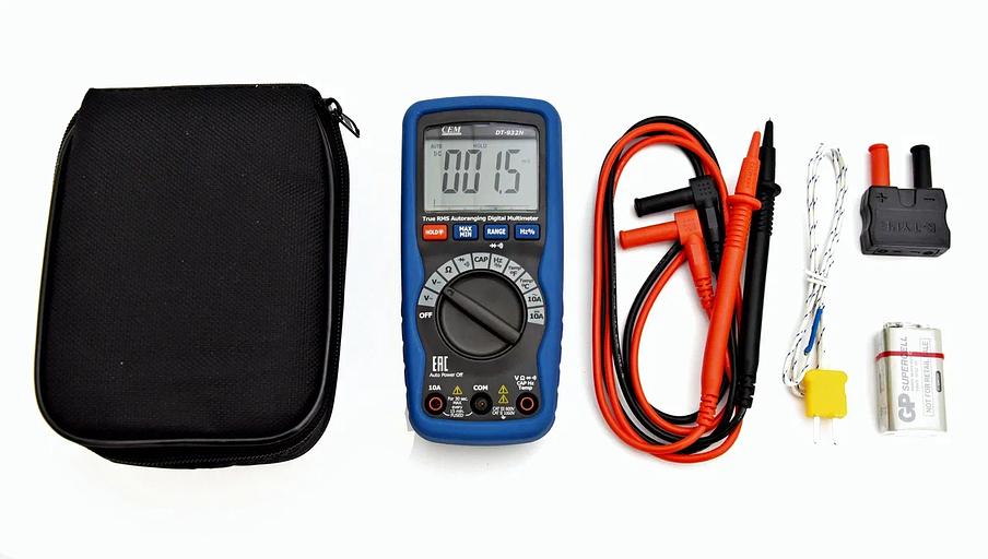 Мультиметр цифровой DT-932N фото 3