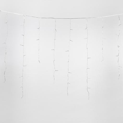 Бахрома светодиодная с эффектом мерцания 2м Соединяемая 100 светодиодов Провод прозрачный ULD-B2007-100/TTK WHITE IP44 фото 6