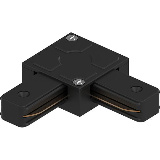 Коннектор угловой черный для шинопровода CAB1005 фото 1