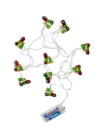 Гирлянда-Машинки 4х1х3см цветн. 10LED фото 1