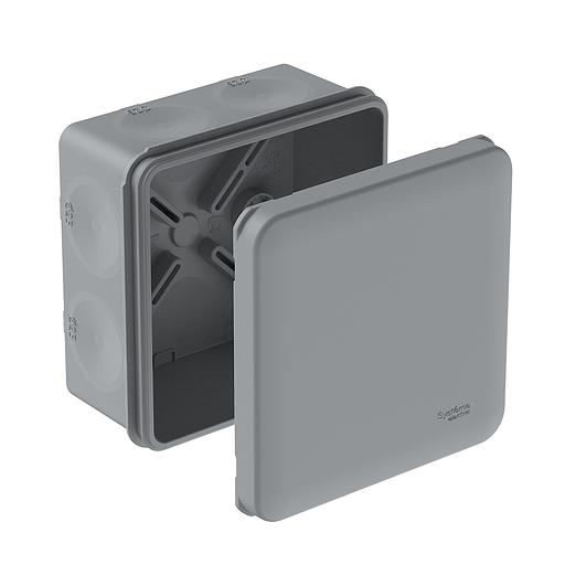 MultiBox Коробка распределительная с мембранными вводами IP66 85х85х42 Серая фото 1