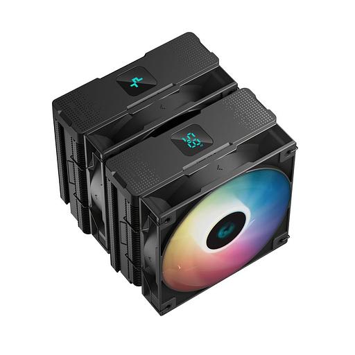 Вентилятор для процессора Deepcool AG620 DIGITAL BK ARGB black Socket 115X/1700/1200/AM4/AM5, 120mm, 1950rpm, 29,4 дБ, 260W, PWM 4-pin, Al+Cu (R-AG620 фото 3