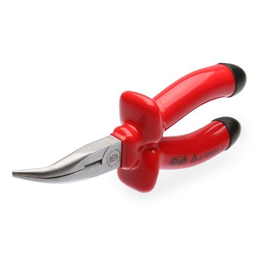 Длинногубцы изогнутые диэлектрические 160 мм серия ЭКСПЕРТ фото 2