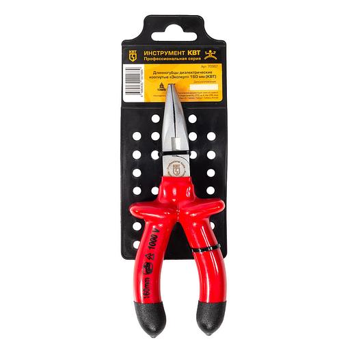 Длинногубцы изогнутые диэлектрические 160 мм серия ЭКСПЕРТ фото 5