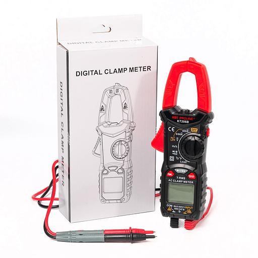 Токовые клещи цифровые KT 206B серия PROLINE фото 6