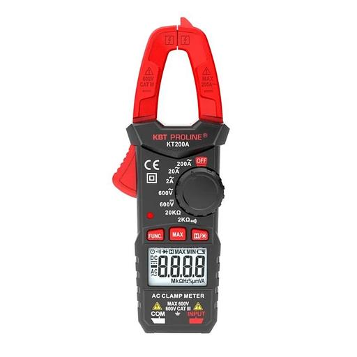 Токовые клещи цифровые КТ 200А серия PROLINE фото 1