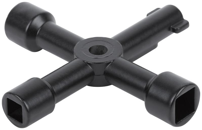 Ключ универсальный для электрошкафов 4-в-1 фото 2