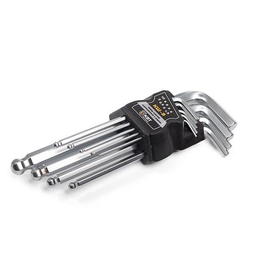 Набор шестигранных ключей с шаром КШ-9 серия KBT-PROFESSIONAL фото 1