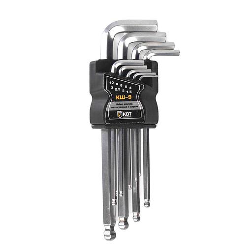 Набор шестигранных ключей с шаром КШ-9 серия KBT-PROFESSIONAL фото 8