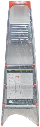 Лестница-стремянка стальная, 4 ступени, вес 5.55 кг фото 3