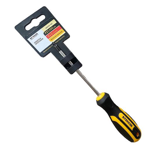Отвертка крестовая Pz1х100мм Cr-V фото 1