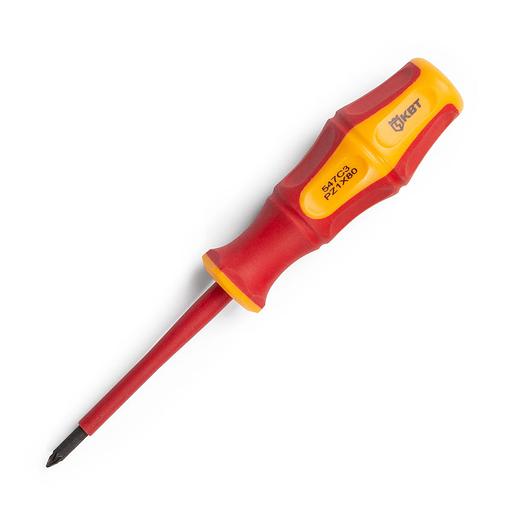 Отвертка диэлектрическая шлицевая 3х100 серия ПРОФИ фото 10