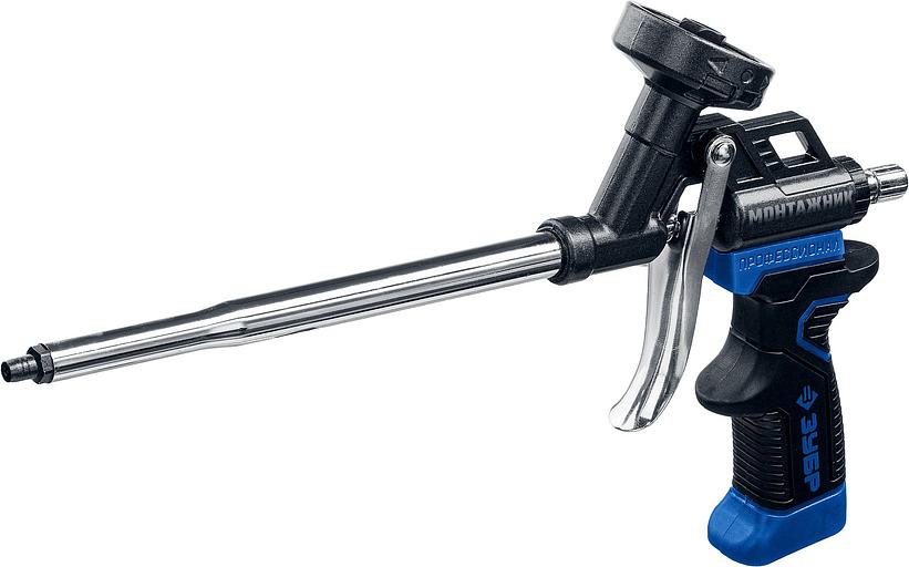 Пистолет для монтажной пены, с тефлоновым покрытием корпуса и сопла, МОНТАЖНИК Профессиональный фото 2