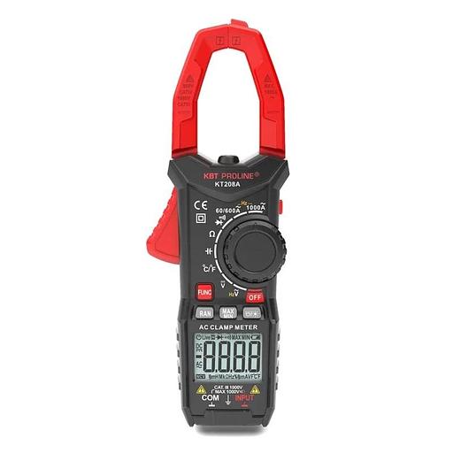 Токовые клещи цифровые КТ 208А серия PROLINE фото 1