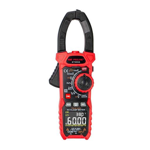Токовые клещи цифровые КТ 208А серия PROLINE фото 2