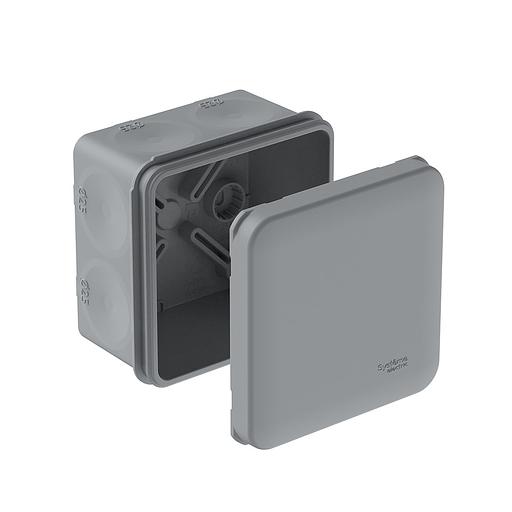 MultiBox Коробка распределительная с мембранными вводами IP66 70х70х42 Серая фото 1