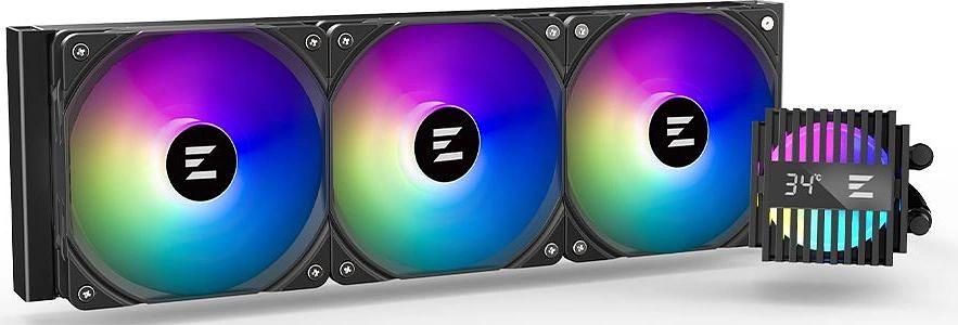 Система водяного охлаждения Zalman Alpha2 36 ARGB Soc-AM5/AM4/1151/1200/2066/2011/1700 черный 4-pin 28dB Al 350W Ret фото 1