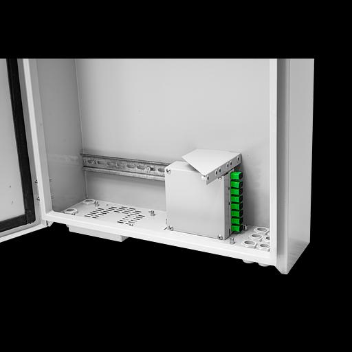 Шкаф уличный серии Real, 3U, 640х500х173, RAL7035 фото 7