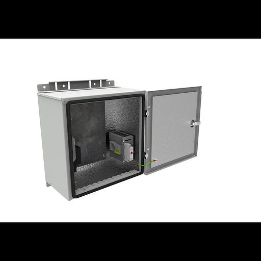 Настенный термошкаф 400x400x250 мм, IP65 (нагрев, контроль климата) фото 7