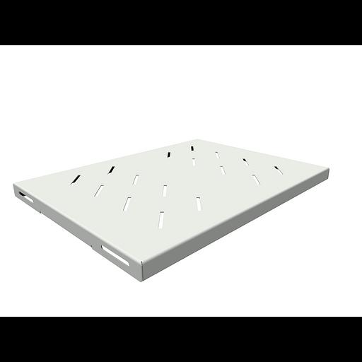 Полка стационарная усиленная для шкафов глубиной 600мм, (глубина полки 350мм) распределенная нагрузка 120кг, цвет-cерый (SNR-SHELF-06035-120G) фото 1