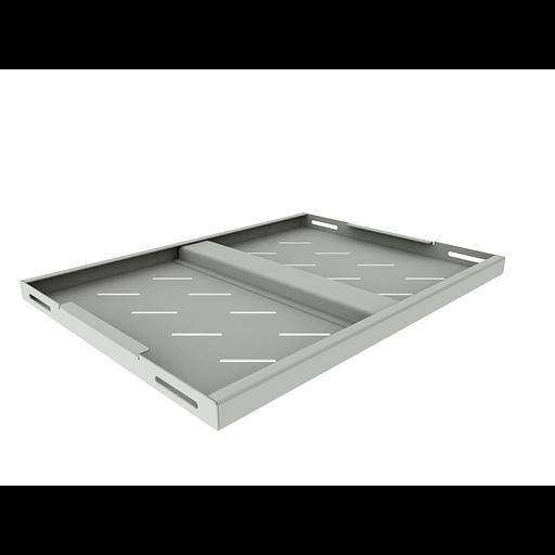 Полка стационарная усиленная для шкафов глубиной 600мм, (глубина полки 350мм) распределенная нагрузка 120кг, цвет-cерый (SNR-SHELF-06035-120G) фото 3