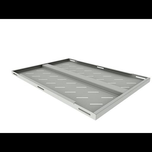 Полка стационарная усиленная для шкафов глубиной 900мм, (глубина полки 650мм) распределенная нагрузка 120кг, цвет-серый (SNR-SHELF-09065-120G) фото 2