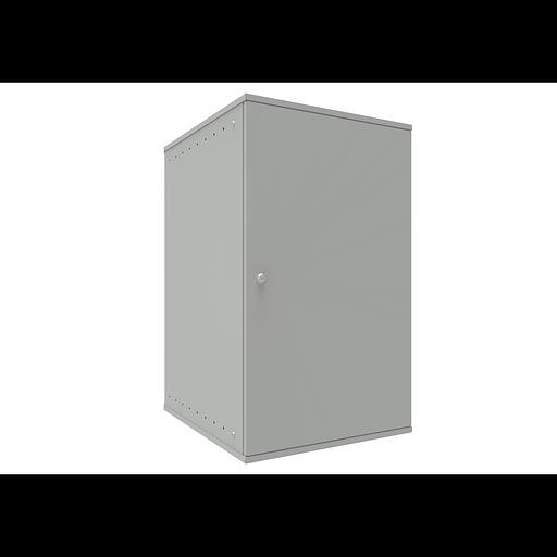 Шкаф телекоммуникационный настенный 18U, 523х600х866мм серия LITE (металлическая дверь) фото 1