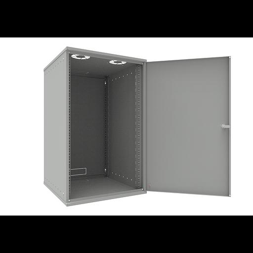 Шкаф телекоммуникационный настенный 18U, 523х600х866мм серия LITE (металлическая дверь) фото 5