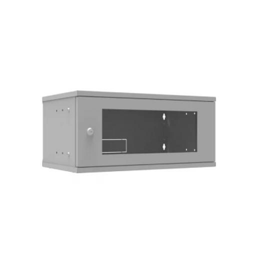 Шкаф телекоммуникационный настенный 4U, 523х300х234мм серия LITE (стеклянная дверь) фото 1