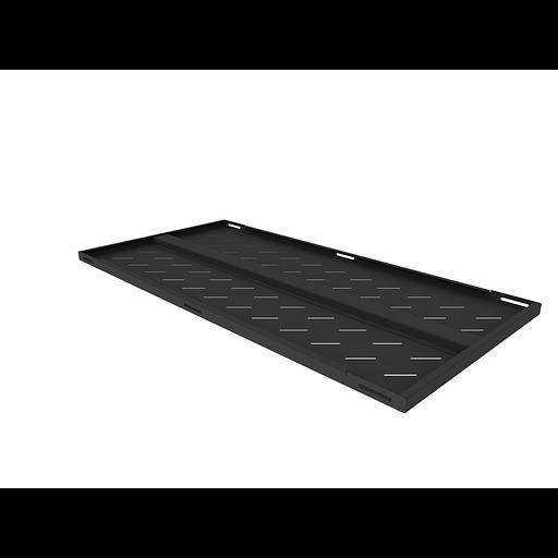 Полка стационарная усиленная для шкафов глубиной 1200мм, (глубина полки 950мм) распределенная нагрузка 120кг, цвет-черный (SNR-SHELF-12095-120B) фото 3