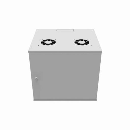 Шкаф телекоммуникационный настенный 9U, 523х450х465мм серия LITE (металлическая дверь) фото 2