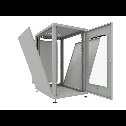 Шкаф телекоммуникационный напольный 22U 600x800мм, серия TFC (SNR-TFC-226080-GN-G) фото 7
