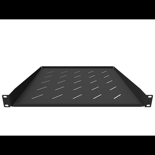 Полка консольная для шкафов глубиной 800мм, (глубина полки 450мм) распределенная нагрузка, 20кг, Цвет-черный (SNR-SHELF-08045-20BC) фото 2