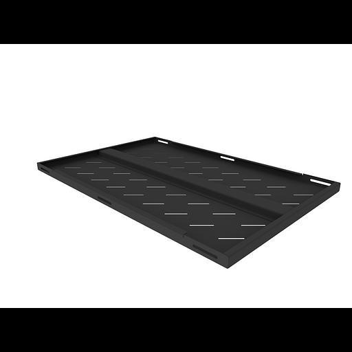 Полка стационарная усиленная для шкафов глубиной 1000мм, (глубина полки 710мм) распределенная нагрузка 120кг, цвет-черный (SNR-SHELF-10071-120B) фото 4