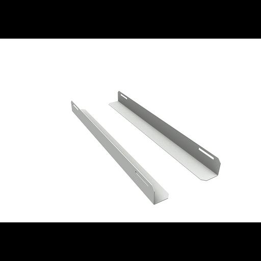 Комплект уголков опорных для шкафа глубиной 900мм (глубина уголка 650мм), распределённая нагрузка 20кг, цвет-серый (SNR-CORNER-09065-20G) фото 1