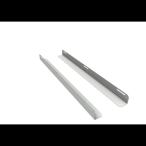 Комплект уголков опорных для шкафа глубиной 1000мм (глубина уголка 710мм), распределённая нагрузка 20кг, цвет-серый (SNR-CORNER-10071-20G) фото 1