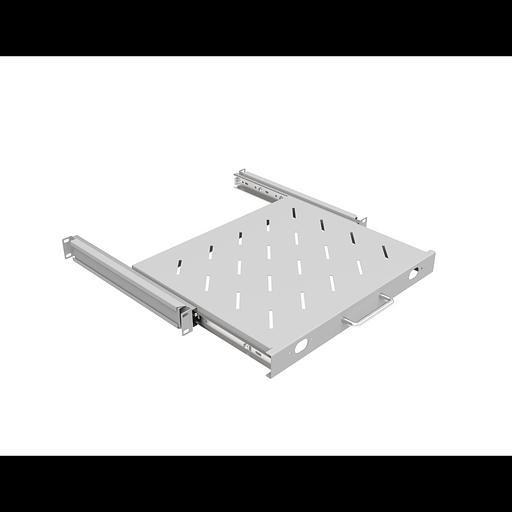 Полка выдвижная для шкафов глубиной 600мм, (глубина полки 350мм) распределенная нагрузка 20кг, цвет-серый (SNR-SHELF-06035-20GS) фото 2