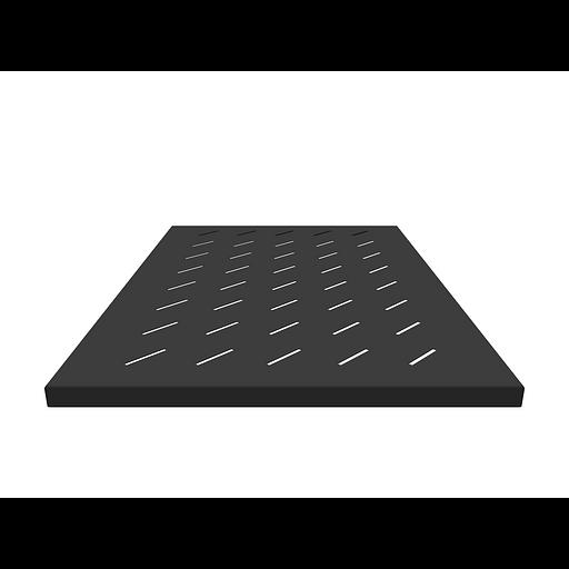 Полка стационарная для шкафов глубиной 900мм, (глубина полки 650мм) распределенная нагрузка 20кг, цвет-черный (SNR-SHELF-09065-20B) фото 2