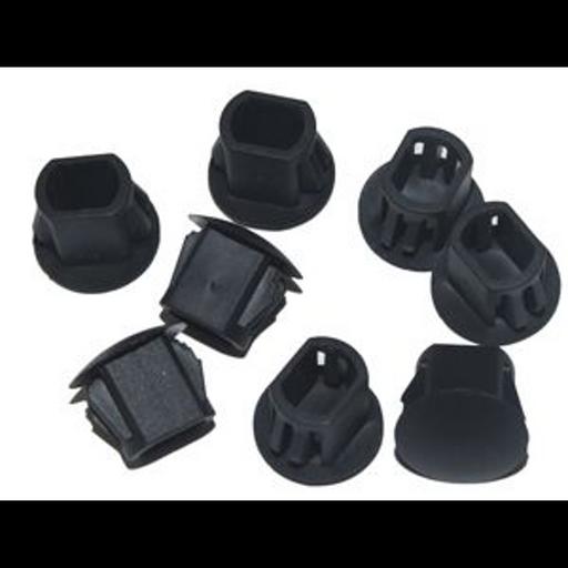 Пластиковые заглушки для круглых отверстий в оптических кроссах SNR-PLUG-FC (100шт) фото 1