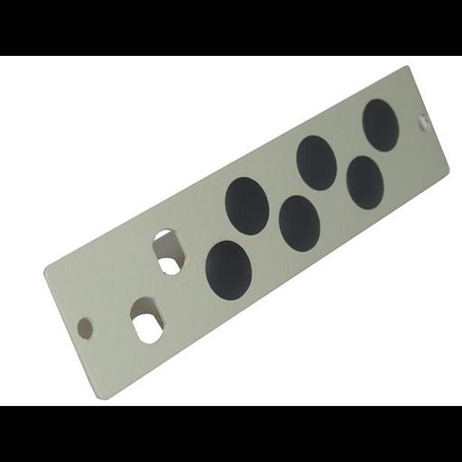 Пластиковые заглушки для круглых отверстий в оптических кроссах SNR-PLUG-FC (100шт) фото 2