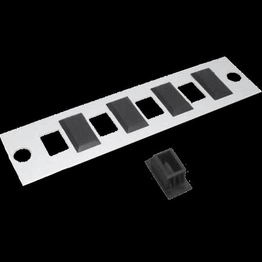 Пластиковые заглушки для квадратных отверстий в оптических кроссах SNR-PLUG-SC (100шт) фото 1