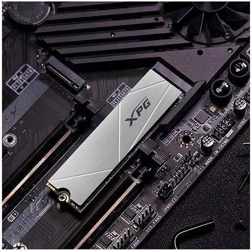 Твердотельный накопитель/ ADATA SSD GAMMIX S60 BLADE, 2048GB, M.2(22x80mm), NVMe, PCIe 4.0 x4, 3D NAND, R/W 5000/4200MB/s, IOPs -/-, TBW 450, DWPD 0.12, with HeatSink (5 лет) фото 4