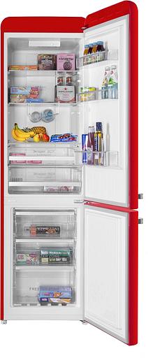 Холодильник Maunfeld MFF186NFRR 2-хкамерн. красный фото 1