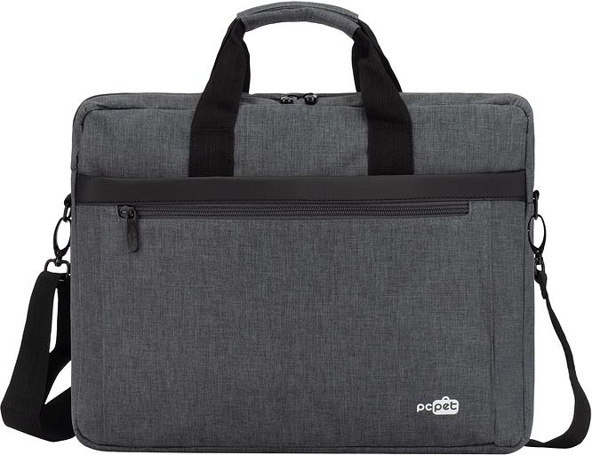 Сумка для ноутбука 15.6" PC Pet PCP15B4GY темно-серый полиэстер фото 1