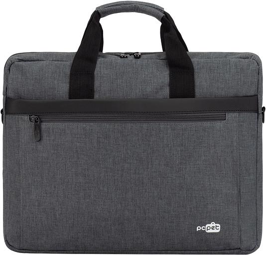 Сумка для ноутбука 15.6" PC Pet PCP15B4GY темно-серый полиэстер фото 2