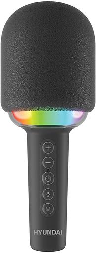 Микрофон беспроводной Hyundai H-MIC100 черный фото 1