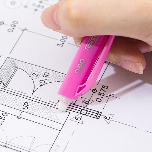 Набор карандашей мех. Deli EU60200-P Scribe 0.5мм трехгран. пластик ассорти дисплей (36шт) ластик фото 7