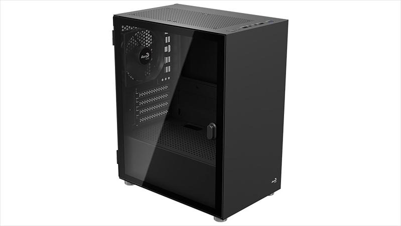 Корпус Корпус Aerocool CS-111-G-BK-v1 (mATX, 0.5mm, стекло, USB3.0 x1, USB2.0 x2, 1x 12cm Black Fan) (CS-111-G-BK-v1) фото 2