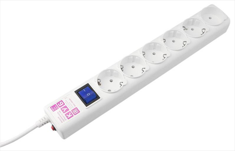 Сетевой фильтр PowerCube Ф-удлинитель, PC 3м 6р, бел. 16А, SPG(5+1)-16B-3M (SPG(5+1)-16B-3M) фото 1